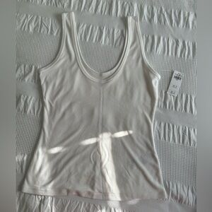 Sandwash Rib Tuckable Scoopneck Tank